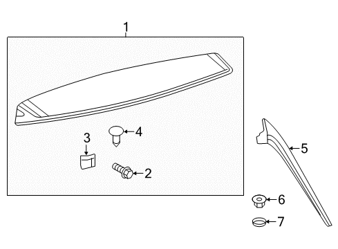 2020 Volkswagen GTI Rear Spoiler