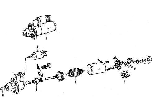 1994 Volkswagen Golf Starter Diagram 2