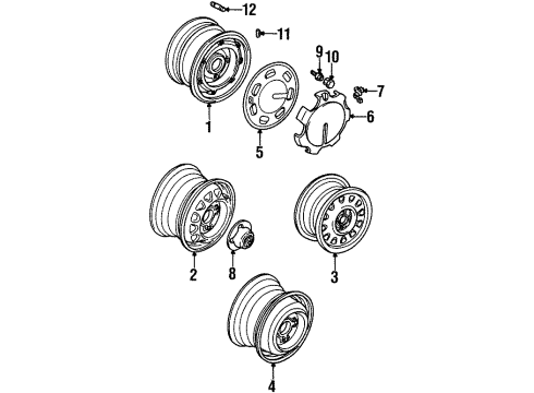 1990 Volkswagen Passat Wheels