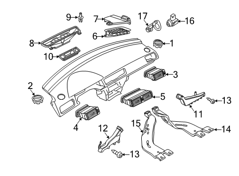 2016 Volkswagen Passat Ducts Diagram