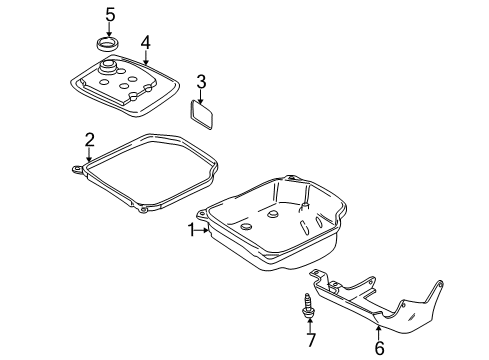 2000 Volkswagen Golf Automatic Transmission Diagram