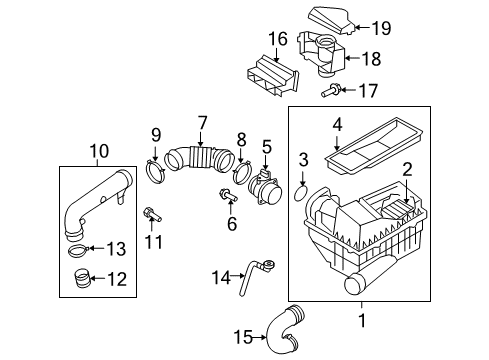 2009 Volkswagen Jetta Air Intake Diagram