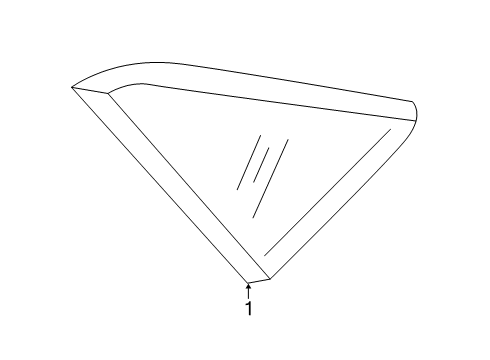 2025 Volkswagen Jetta Glass & Hardware - Quarter Panel