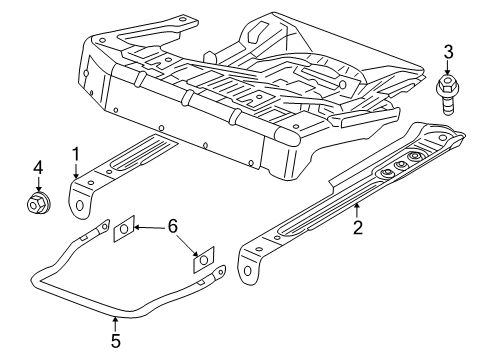 2017 Volkswagen Tiguan Tracks & Components Diagram