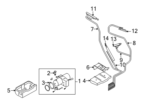 2008 Volkswagen Eos Convertible Top Diagram 2