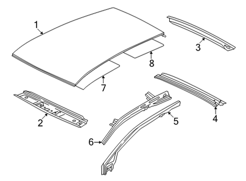 2025 Volkswagen GTI Roof & Components