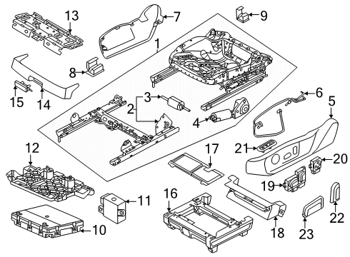 2025 Volkswagen ID. Buzz Passenger Seat Components