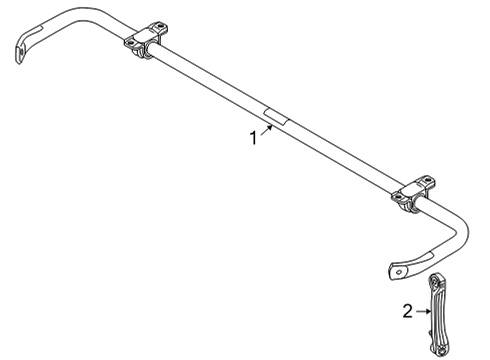 2021 Volkswagen ID.4 Stabilizer Bar & Components Diagram 4