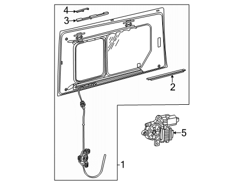 2025 Volkswagen ID. Buzz Glass & Hardware - Side Door
