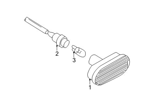 2002 Volkswagen Jetta Side Repeater Lamps Diagram