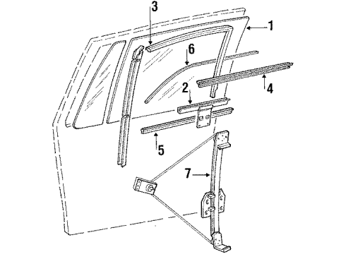 1991 Volkswagen Fox Front Door Diagram
