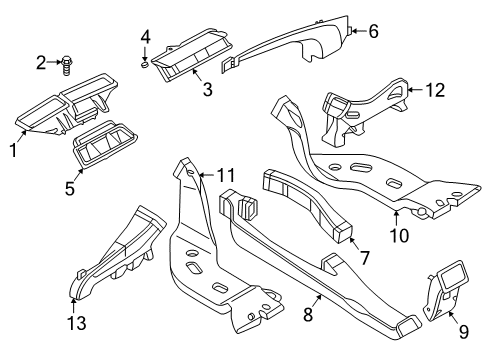 2020 Volkswagen Arteon Ducts Diagram