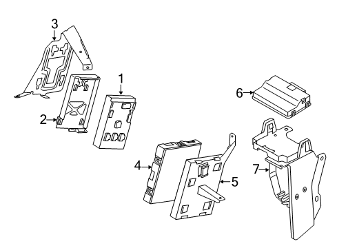 2013 Volkswagen Touareg Electrical Components Diagram 2