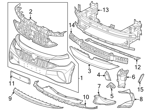2025 Volkswagen ID.4 Cover Diagram for 11K-807-217-G-GRU