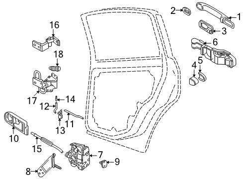 2000 Volkswagen Passat Door Diagram