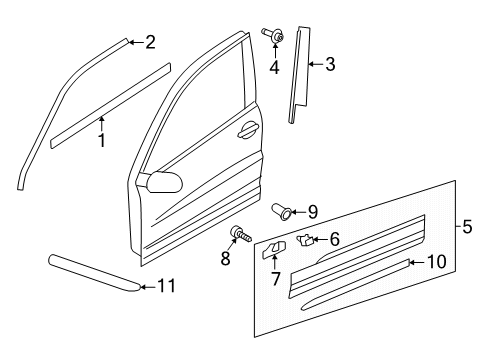2024 Volkswagen Tiguan Emblem Diagram for 5NA-853-689-B-DPJ