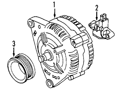 2001 Volkswagen Beetle Alternator
