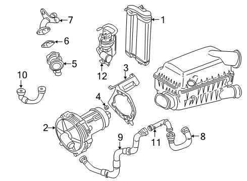 2001 Volkswagen Jetta A.I.R. System Diagram