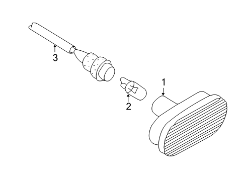2004 Volkswagen Passat Side Repeater Lamps Diagram