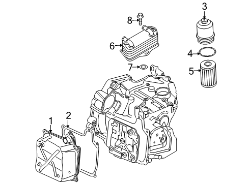 2009 Volkswagen Eos Transaxle Parts Diagram