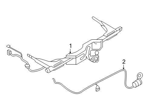 2023 Volkswagen Tiguan Trailer Hitch Components