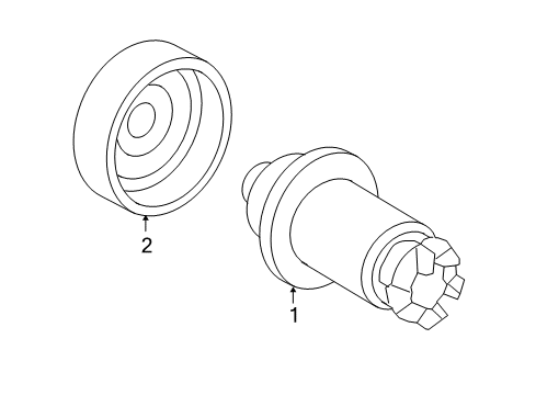 2007 Volkswagen Passat Water Pump - Belts Diagram 4