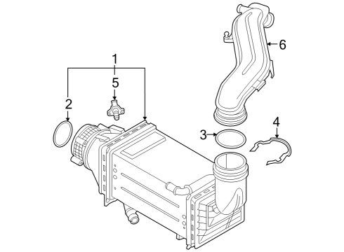 2025 Volkswagen Jetta Intercooler Diagram