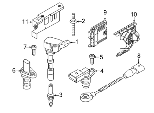 2024 Volkswagen Atlas Cross Sport Powertrain Control Diagram