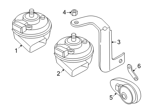 2004 Volkswagen Touareg Anti-Theft Components