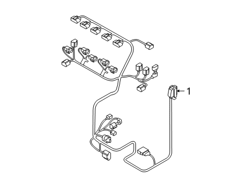 2012 Volkswagen Passat Wiring Harness