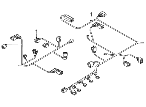 2010 Volkswagen GTI Wiring Harness