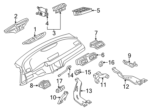 2014 Volkswagen CC Ducts Diagram