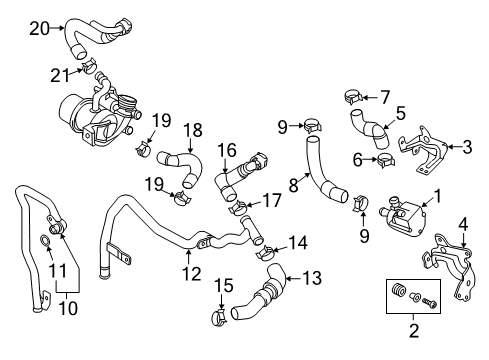 2015 Volkswagen Passat Water Pump - Belts Diagram 4