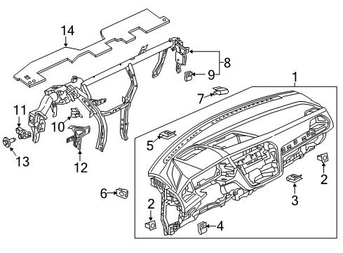 2023 Volkswagen Tiguan Instrument Panel