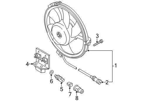 2001 Volkswagen Passat Cooling Fan Diagram 2