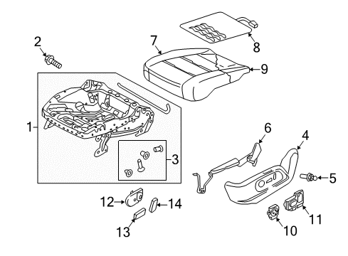 2016 Volkswagen Golf R Lumbar Control Seats