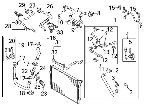2010 Volkswagen Jetta Hoses, Lines & Pipes Diagram