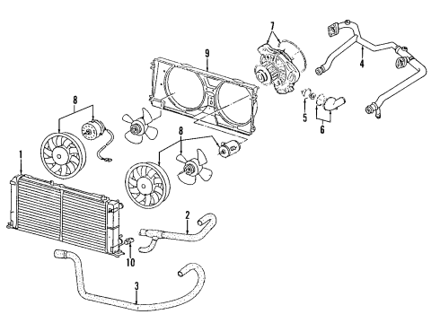 2007 Volkswagen Touareg Cooling System Diagram