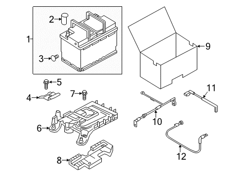 2019 Volkswagen Beetle Battery