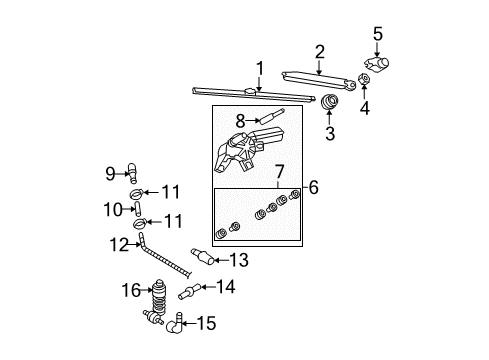 2007 Volkswagen Passat Wipers Diagram