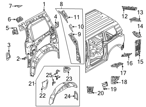2025 Volkswagen ID. Buzz Inner Structure - Side Panel
