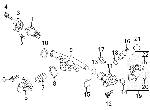 2013 Volkswagen Passat Water Pump Diagram