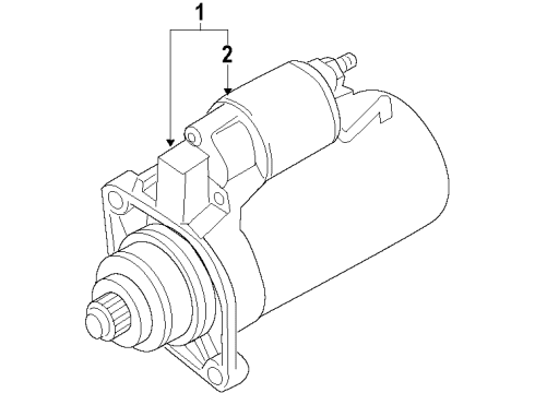 2012 Volkswagen Passat Starter Diagram 4