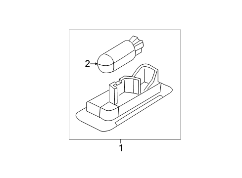 2012 Volkswagen Jetta License Lamps Diagram