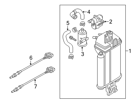 2020 Volkswagen Atlas Vapor Canister Diagram 2
