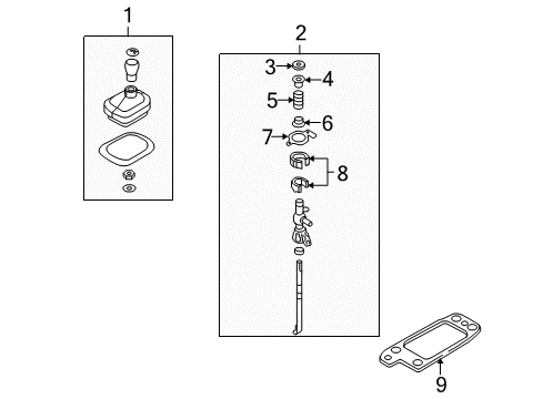 2007 Volkswagen Rabbit Center Console Diagram