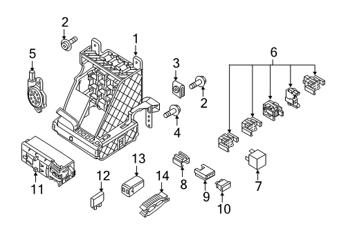 2020 Volkswagen Passat Fuse & Relay