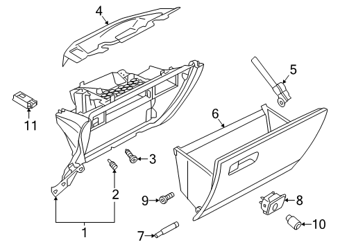 2020 Volkswagen Arteon Glove Box