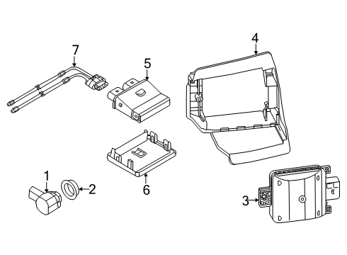 2025 Volkswagen ID. Buzz Electrical Components - Rear Bumper
