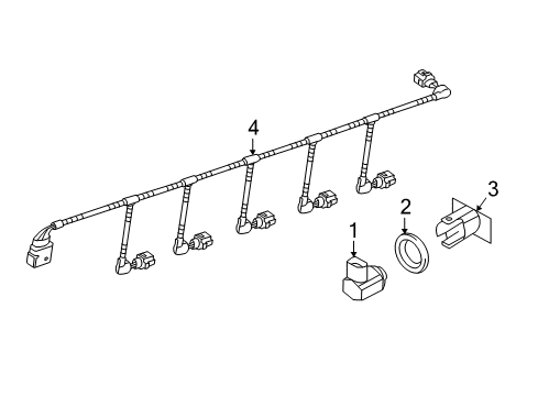 2012 Volkswagen Touareg Bumper & Components - Rear Diagram 2